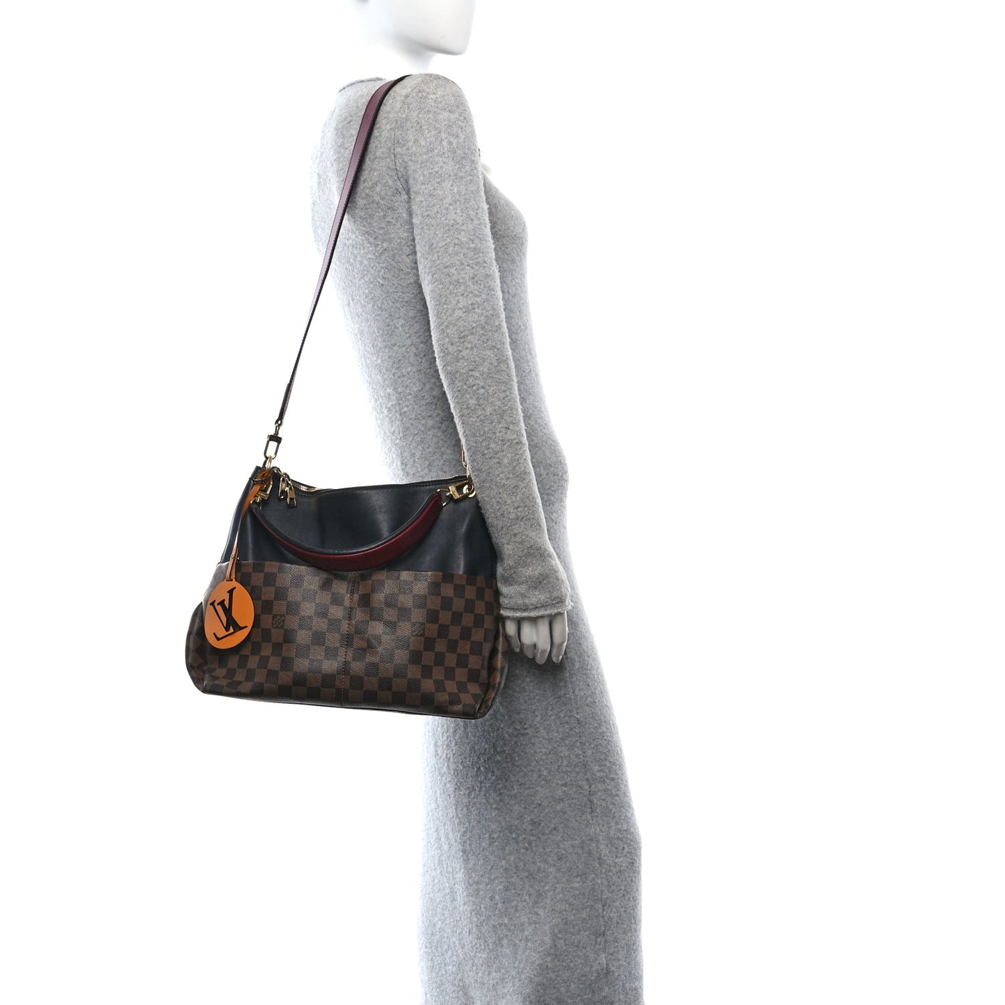 Damier Ebene Calfskin Maida Black