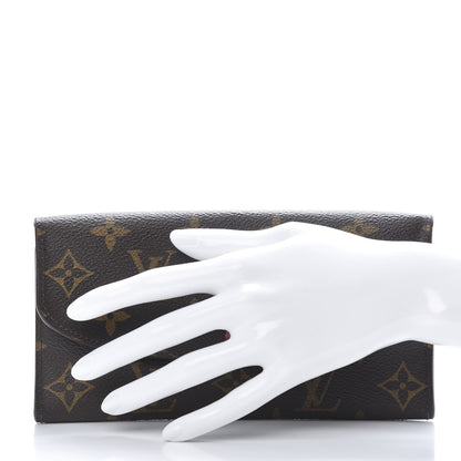 Louis Vuitton Monogram Emilie Wallet Fuchsia 2 of 16