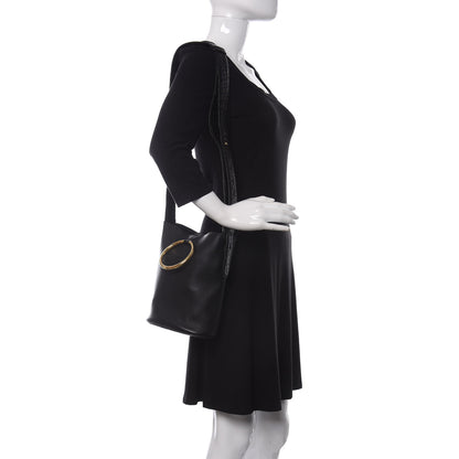 Stella McCartney Alter Nappa Medium Ring Bucket Bag Black 2 of 9