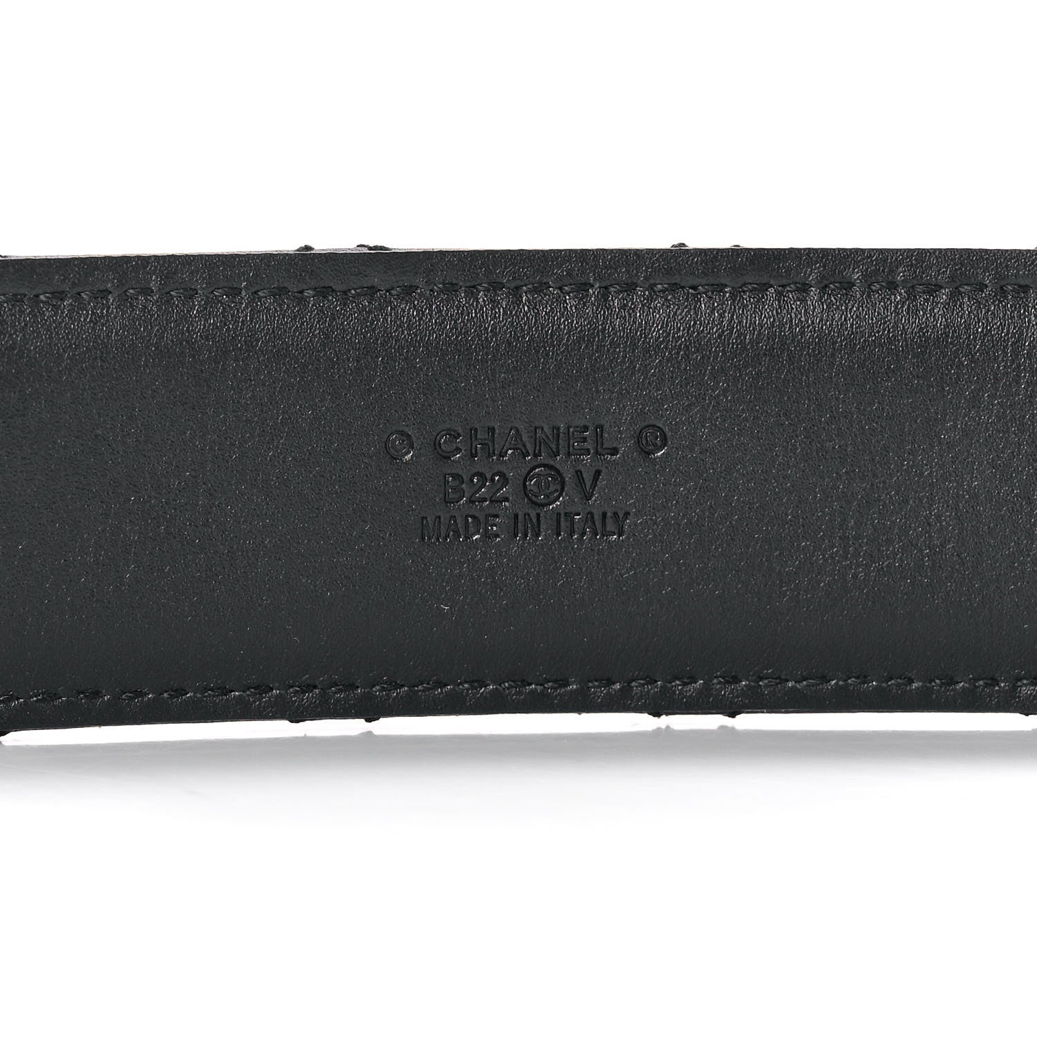 Chanel Lambskin Quilted CC Chain Belt 90 36 Black 5 of 10