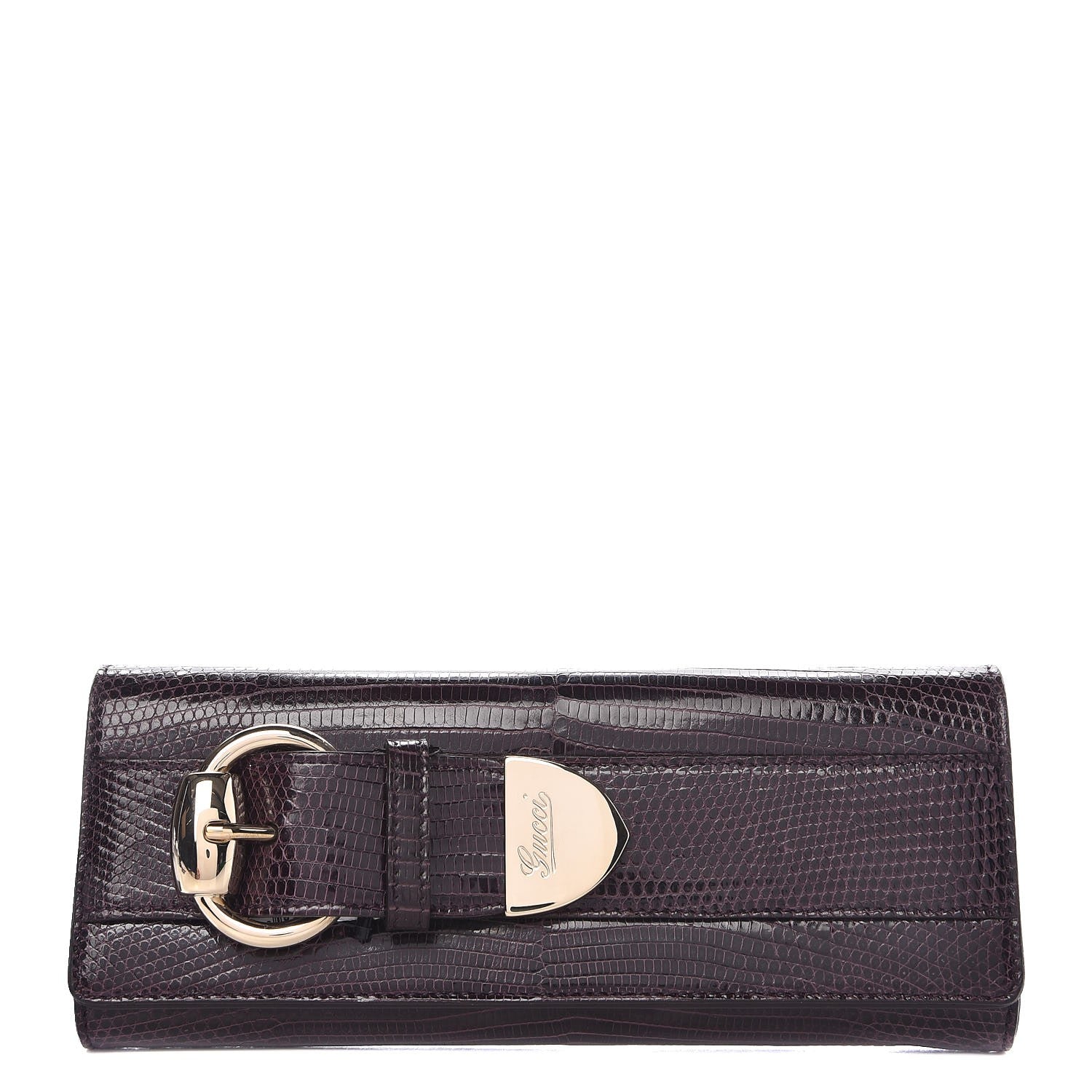 Gucci Crystal Lizard Romy Clutch Mosto 1 of 8