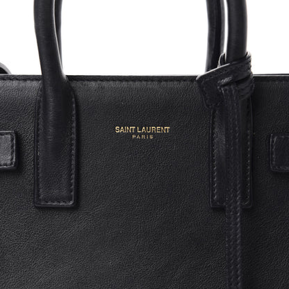 Saint Laurent Calfskin Nano Sac De Jour Black 9 of 10