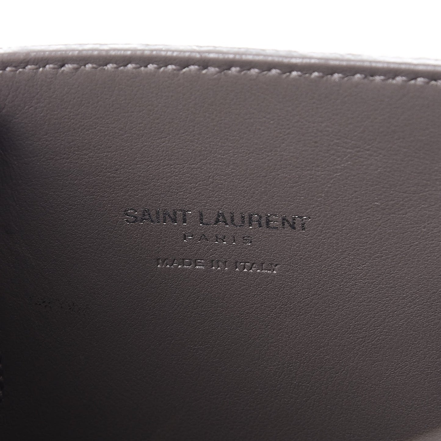 Grained Calfskin Nano Sac De Jour Fog