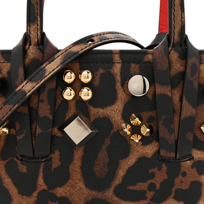 Christian Louboutin Calfskin Leopard Mini North South Cabata Tote Multicolor 7 of 9