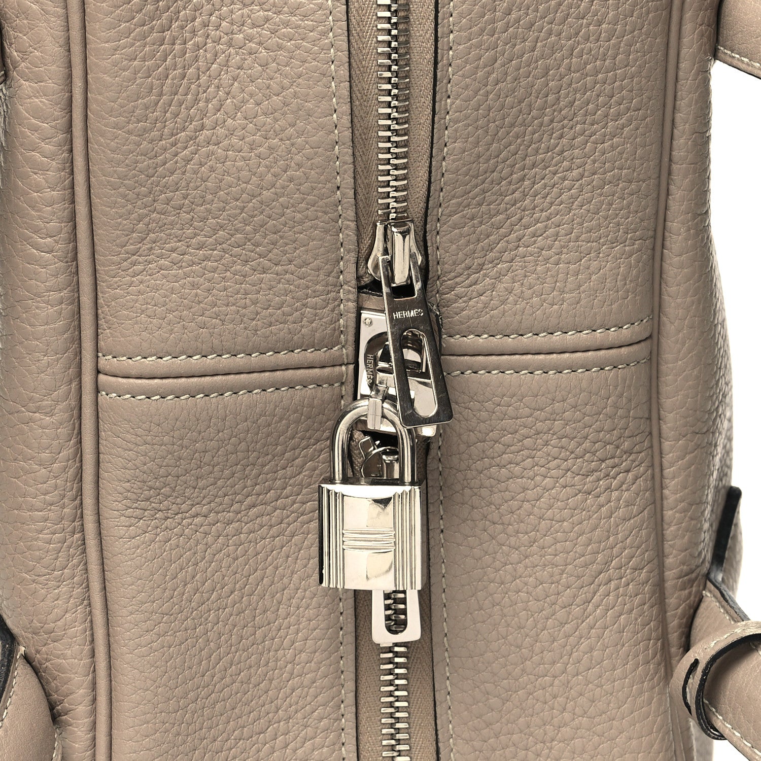 Hermes Taurillon Clemence Victoria II 35 Gris Tourterelle 13 of 13