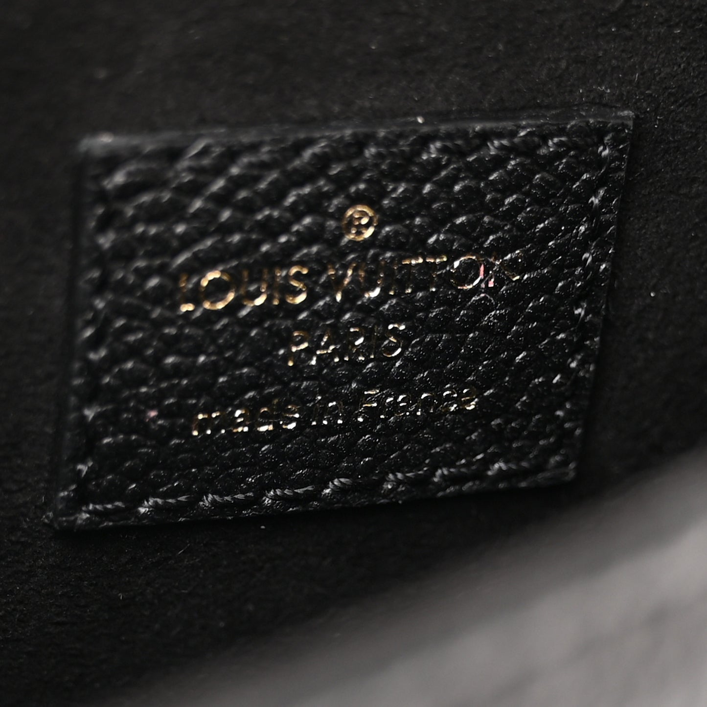Empreinte Monogram Giant Tiny Backpack Black