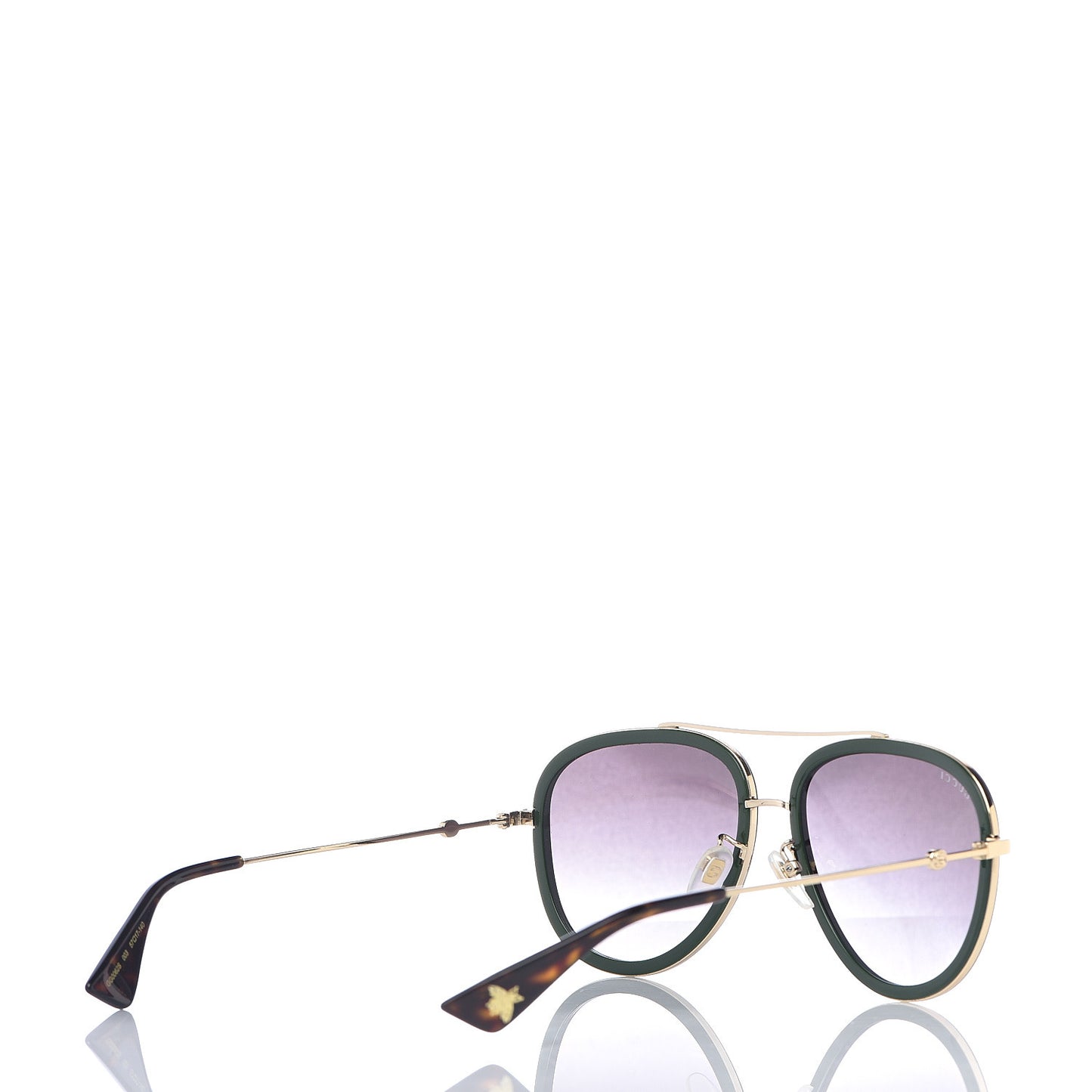 Web Aviator Sunglasses GG0062S Green Red