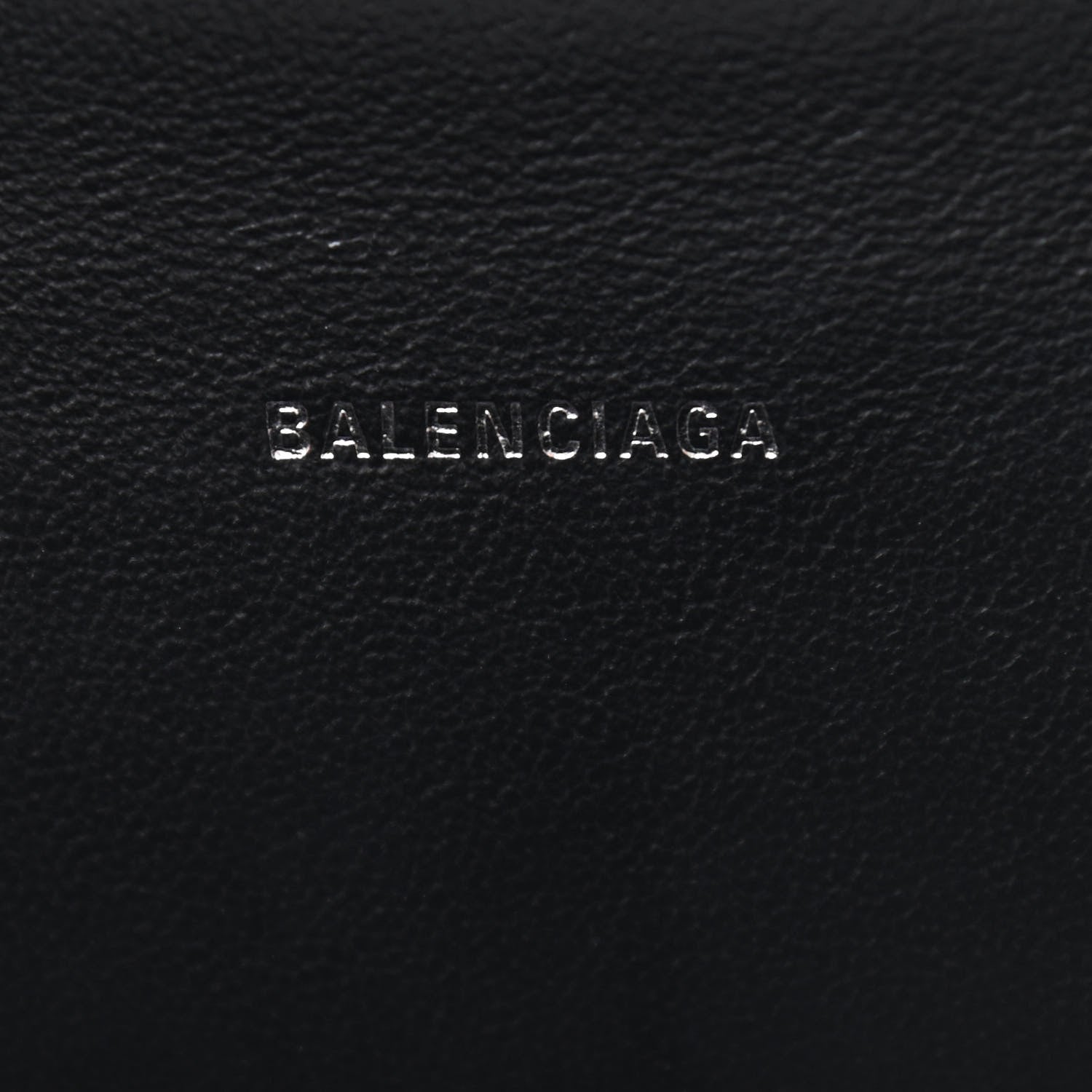 Balenciaga Metallic Textured Calfskin Hourglass Top Handle Bag XS Silver 6 of 10