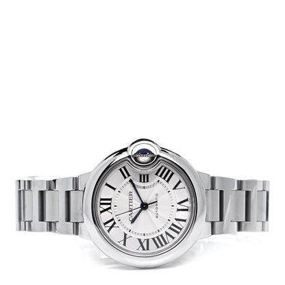 Cartier Stainless Steel 33mm Ballon Bleu De Cartier Automatic Watch 2 of 5