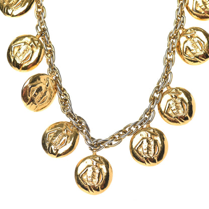 Chanel CC Medallions Necklace Gold 1 of 5