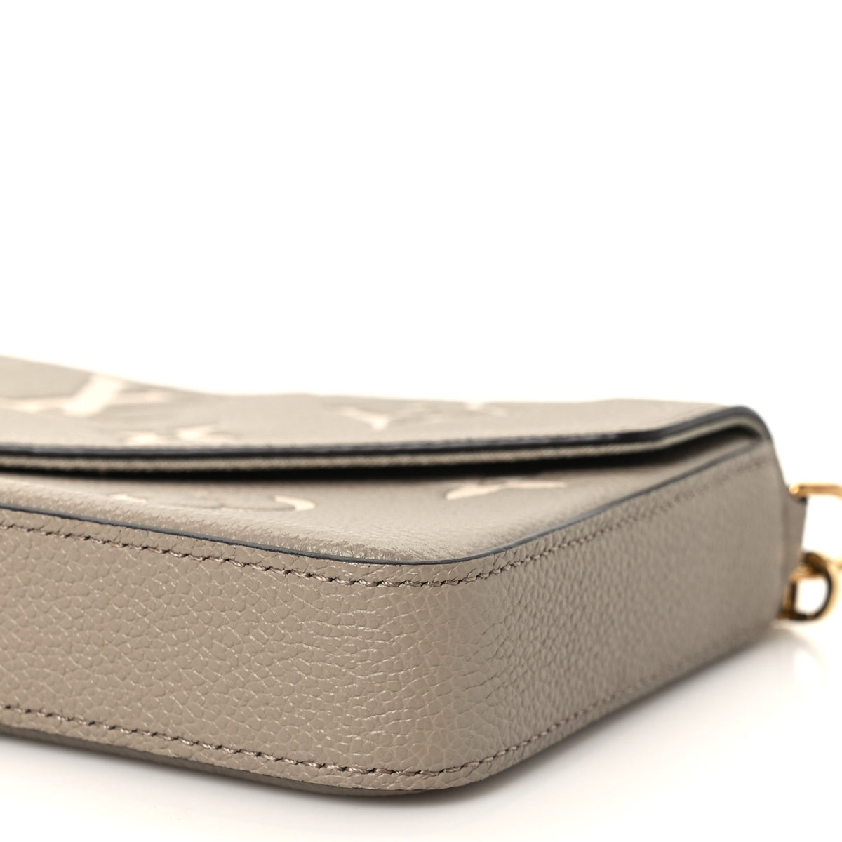 Louis Vuitton Empreinte Monogram Giant Felicie Pochette Tourterelle Creme 9 of 9
