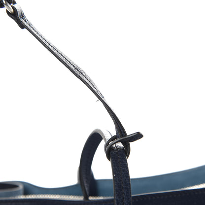 Prada Glace Calf Etiquette Tote Astrale Inchiostro 15 of 15