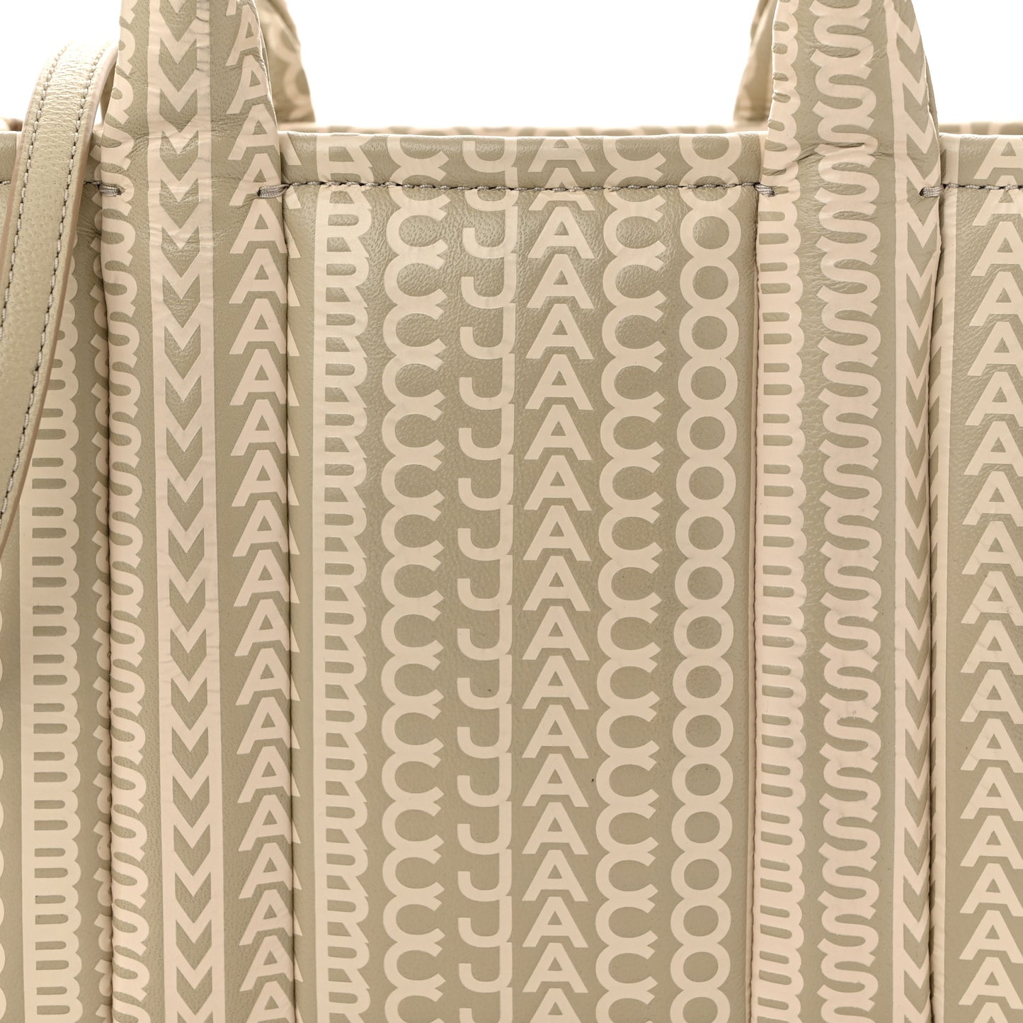 Calfskin Small The Monogram Tote Khaki