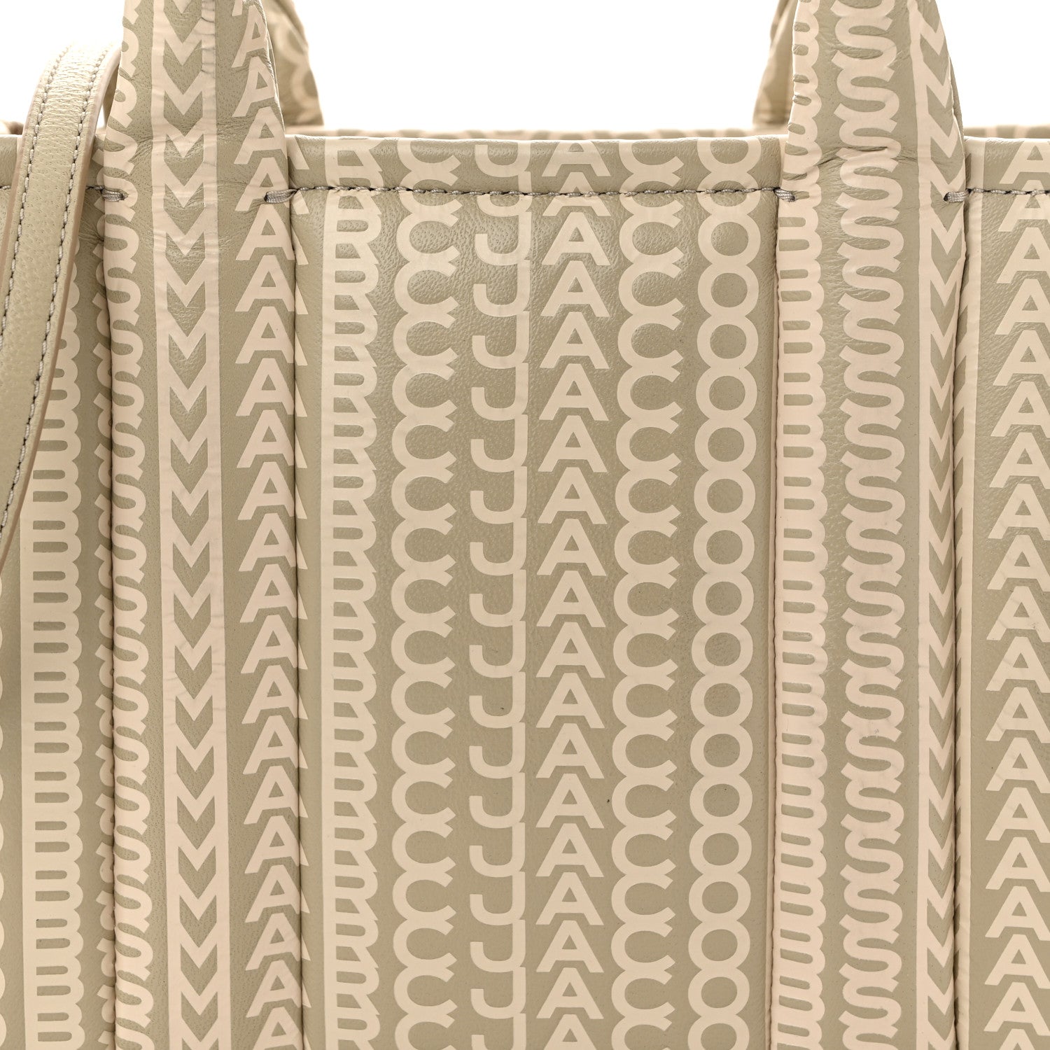 Marc Jacobs Calfskin Small The Monogram Tote Khaki 9 of 11