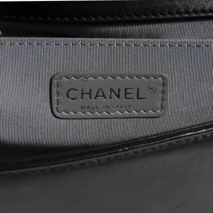 Chanel Calfskin Quilted Medium Boy Flap Black 6 of 8