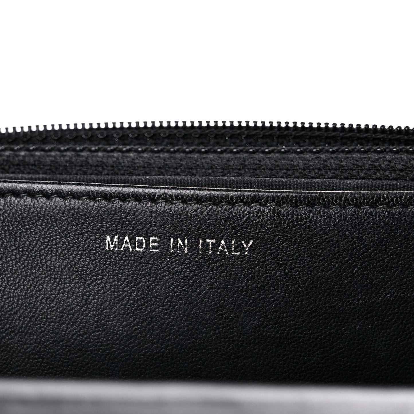 Lambskin Quilted Boy Wallet On Chain WOC Black