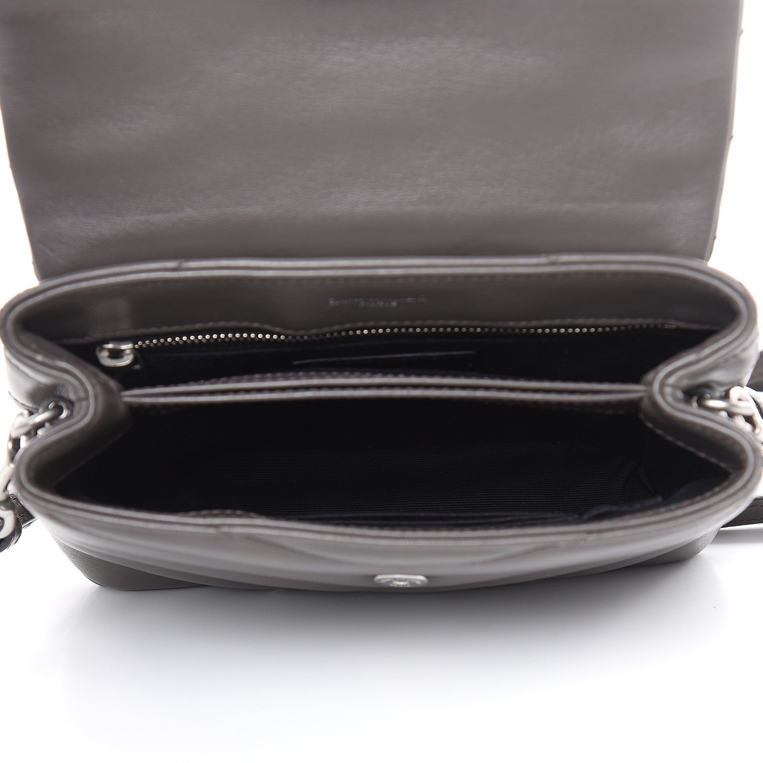 Saint Laurent Calfskin Y Quilted Monogram Toy Loulou Crossbody Bag Earth 5 of 10