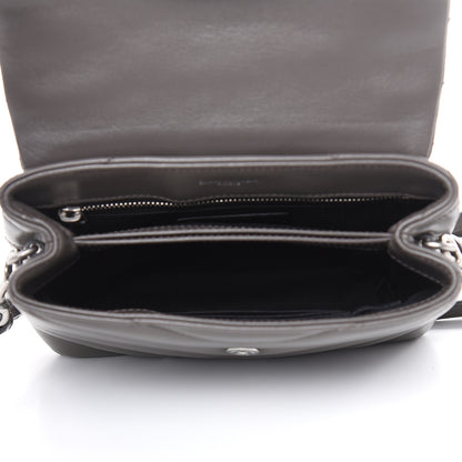 Saint Laurent Calfskin Y Quilted Monogram Toy Loulou Crossbody Bag Earth 5 of 10