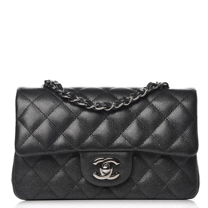 Chanel Iridescent Caviar Quilted Mini Rectangular Flap Black 1 of 8