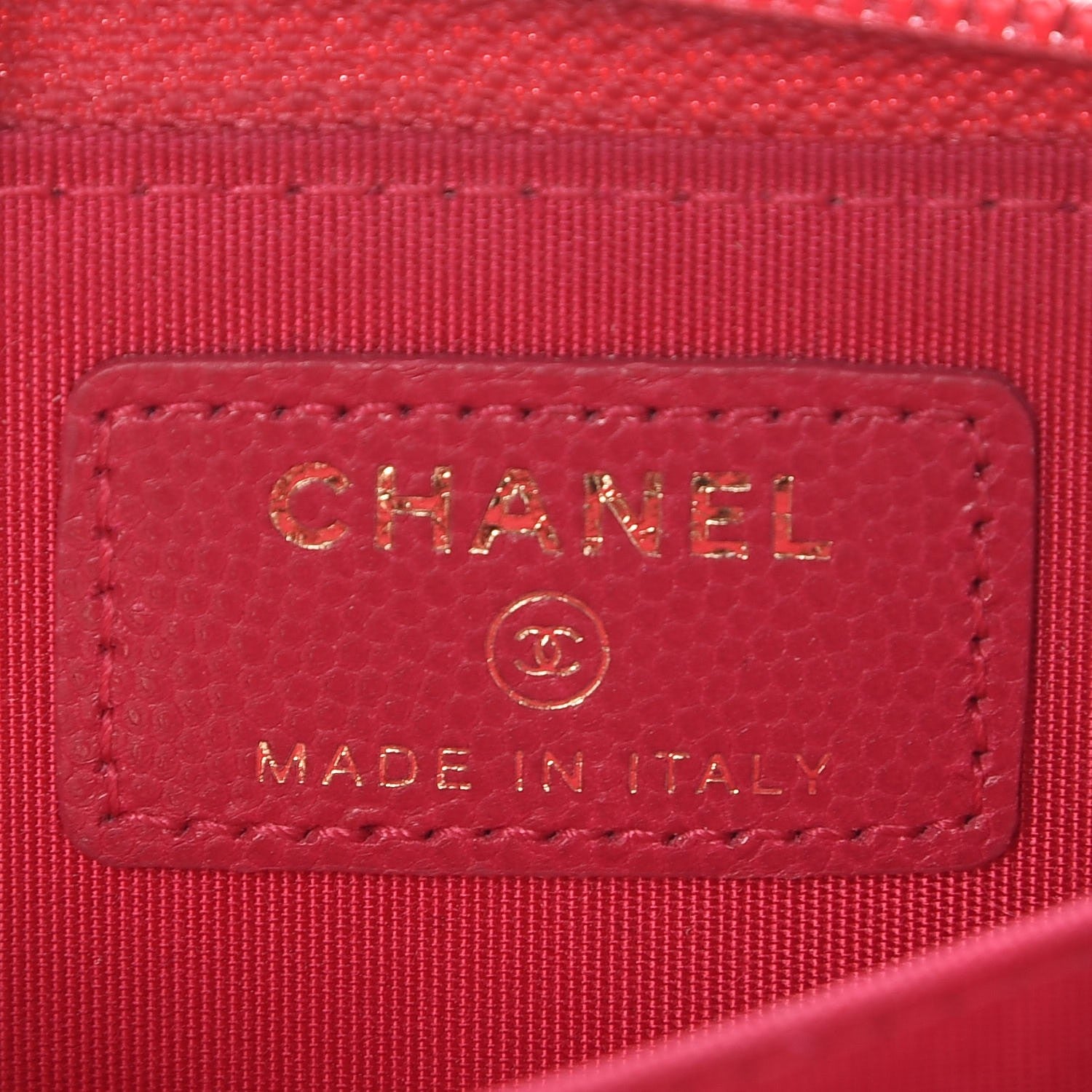 Chanel Caviar Quilted Boy Zip Around Coin Purse Wallet Fuchsia 6 of 12