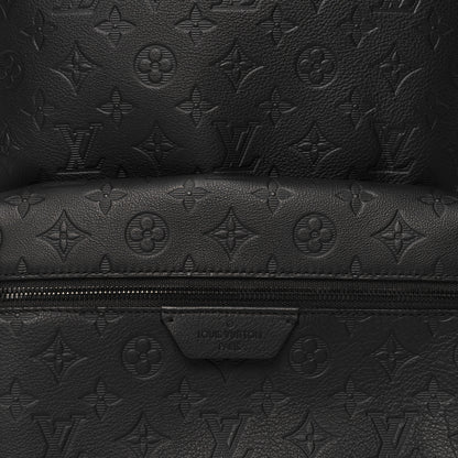 Louis Vuitton Calfskin Monogram Shadow Discovery Backpack  Black 7 of 9