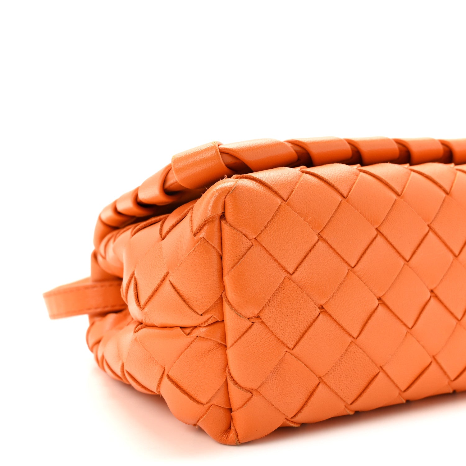 Bottega Veneta Nappa Intrecciato Mini Crossbody Tangerine 8 of 9