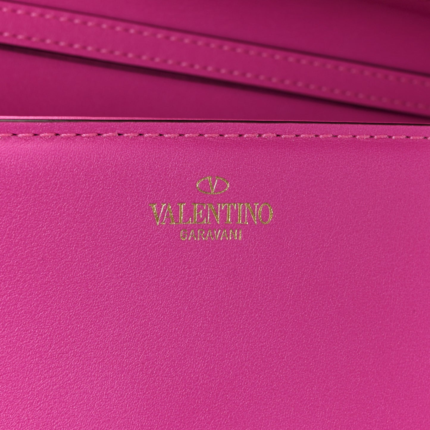 Calfskin Vlogo Loco Shoulder Bag Pink PP