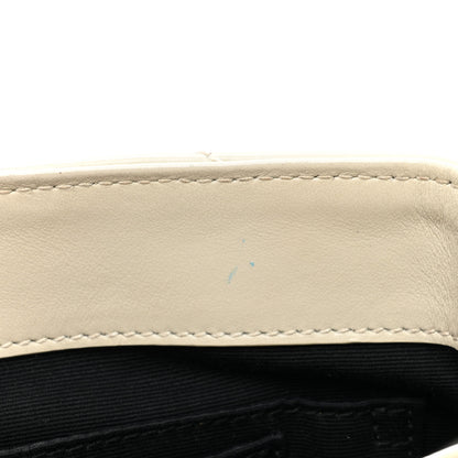 Saint Laurent Calfskin Y Quilted Monogram Toy Loulou Crossbody Bag Crema Soft 13 of 18
