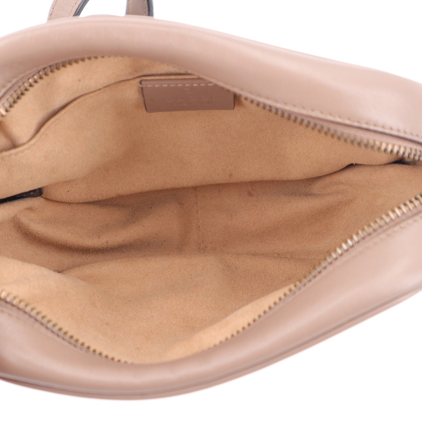 Calfskin Matelasse Mini GG Marmont Chain Shoulder Bag Porcelain Rose