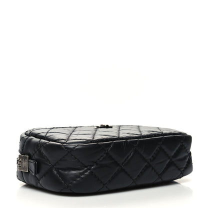Chanel Aged Calfskin Quilted Mini Reissue Camera Case Black 3 of 9