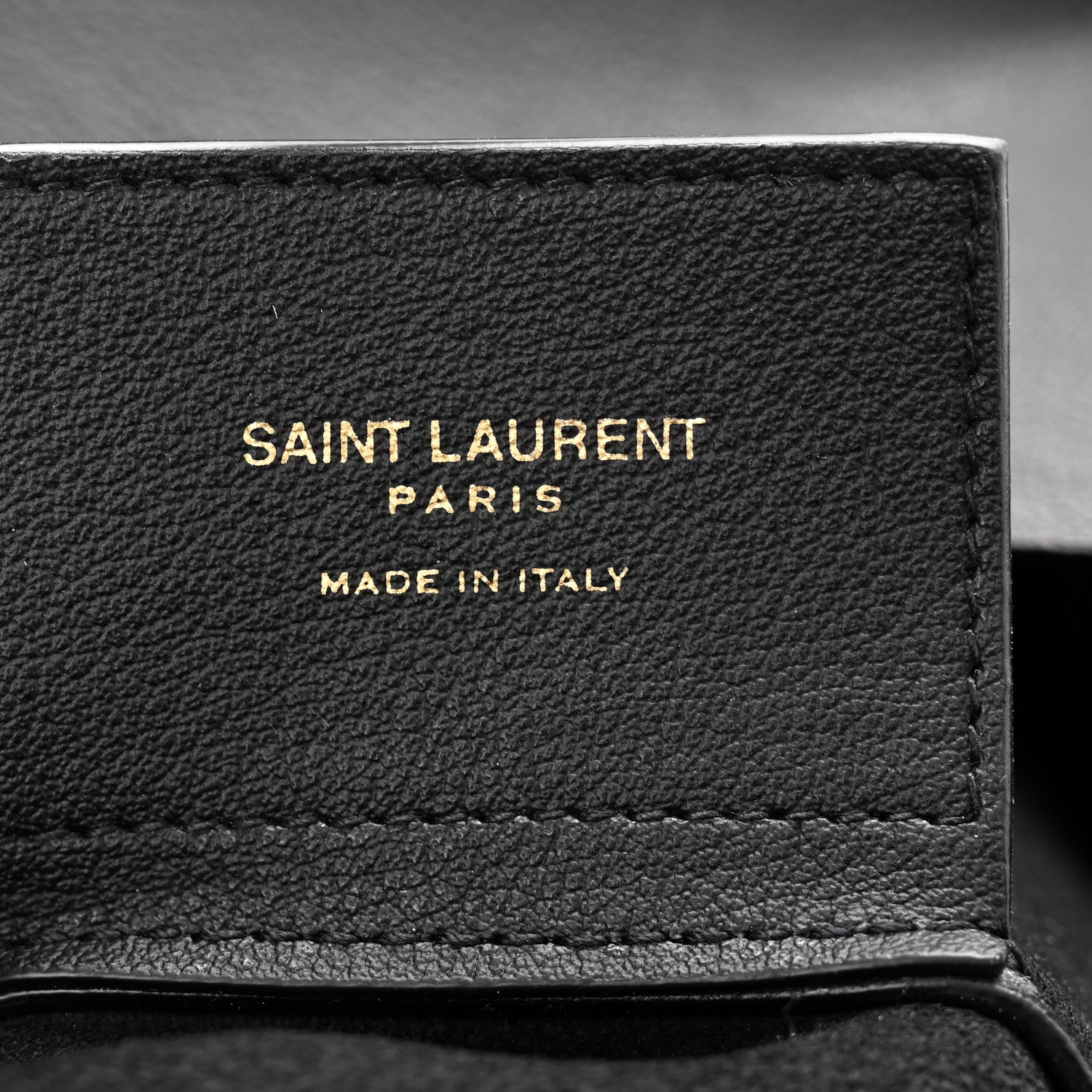 Saint Laurent Calfskin Large Shopping Tote Black 7 of 11