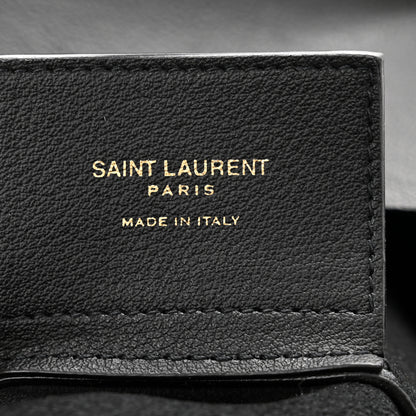Saint Laurent Calfskin Large Shopping Tote Black 7 of 11