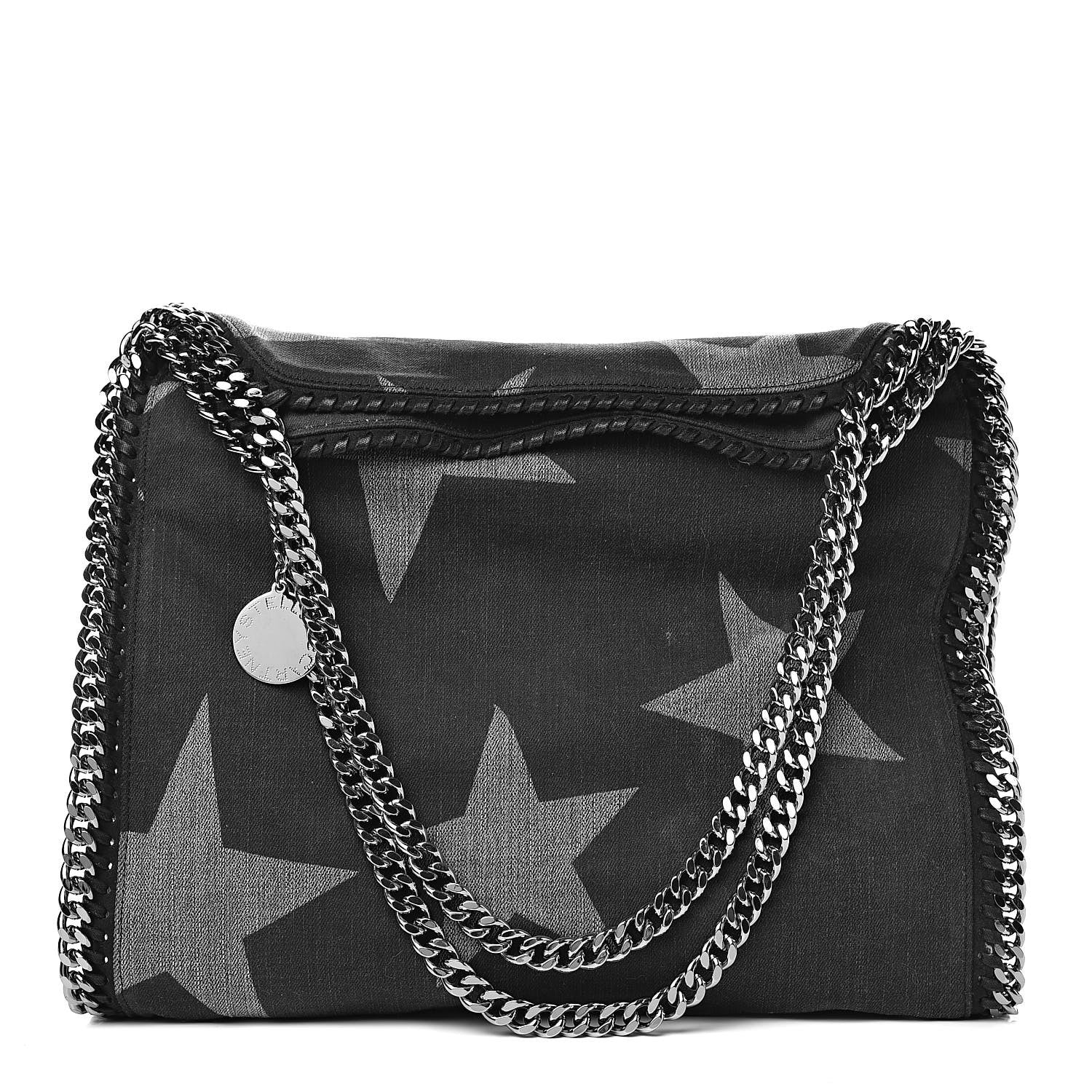 Stella McCartney Denim Star Small Falabella Tote Black 1 of 9