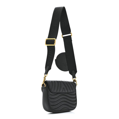 Louis Vuitton Calfskin New Wave Multi Pochette Black 3 of 10