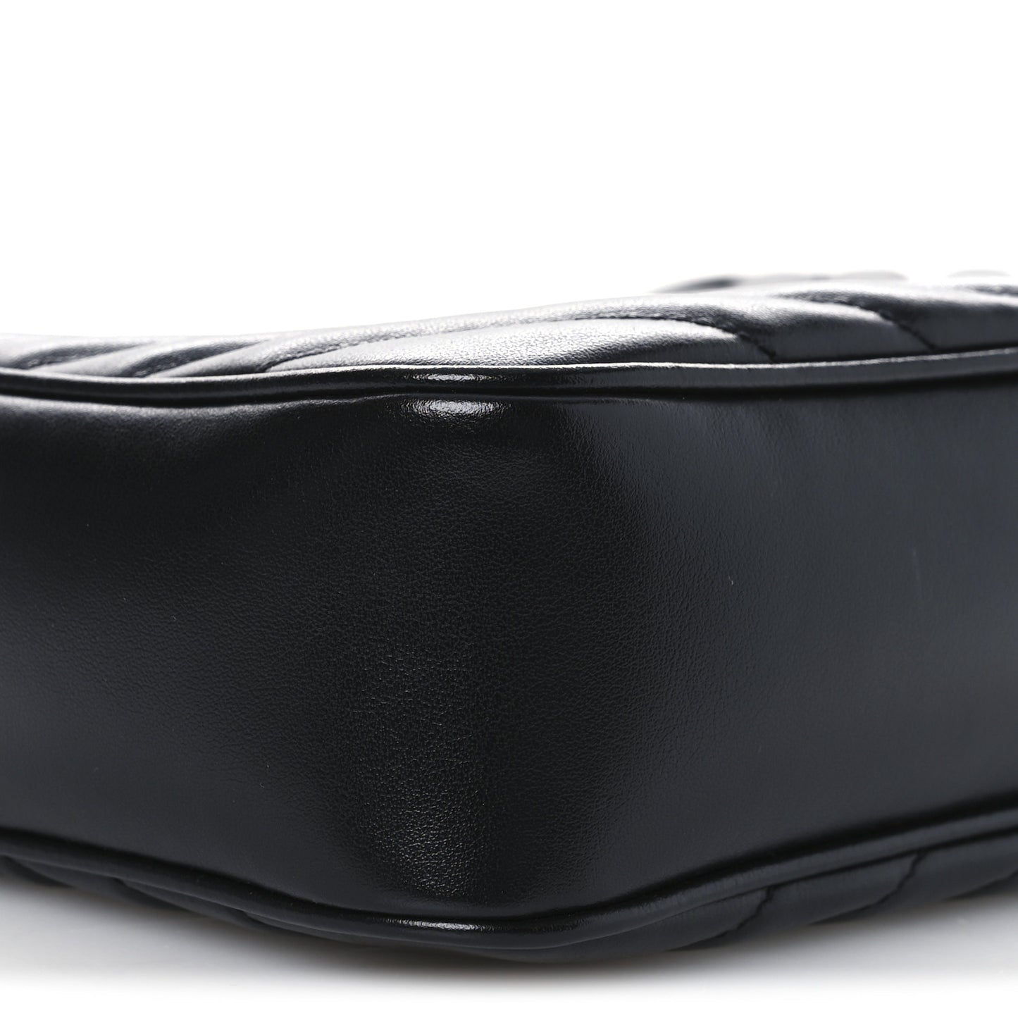 Calfskin Matelasse Monogram Lou Camera Bag Black