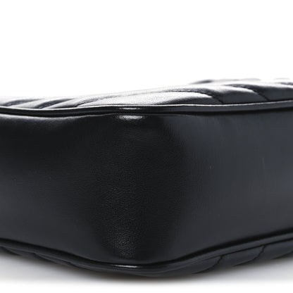 Saint Laurent Calfskin Matelasse Monogram Lou Camera Bag Black 9 of 10