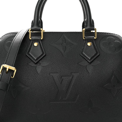 Louis Vuitton Empreinte Monogram Giant Speedy Bandouliere 25 Black 7 of 9