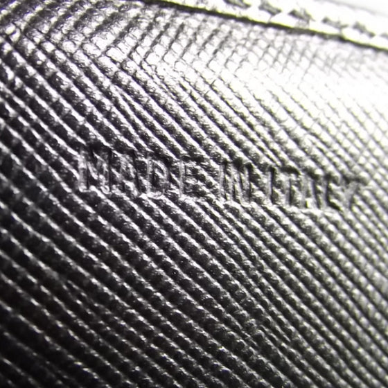 Prada Saffiano Continental Wallet Black 8 of 9