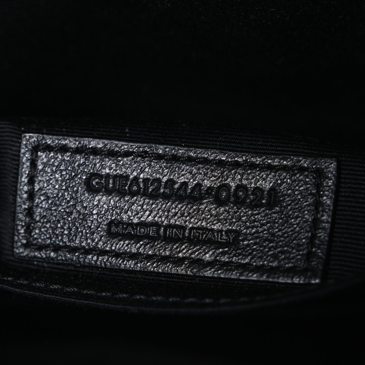 Calfskin Matelasse Monogram Lou Camera Bag Black