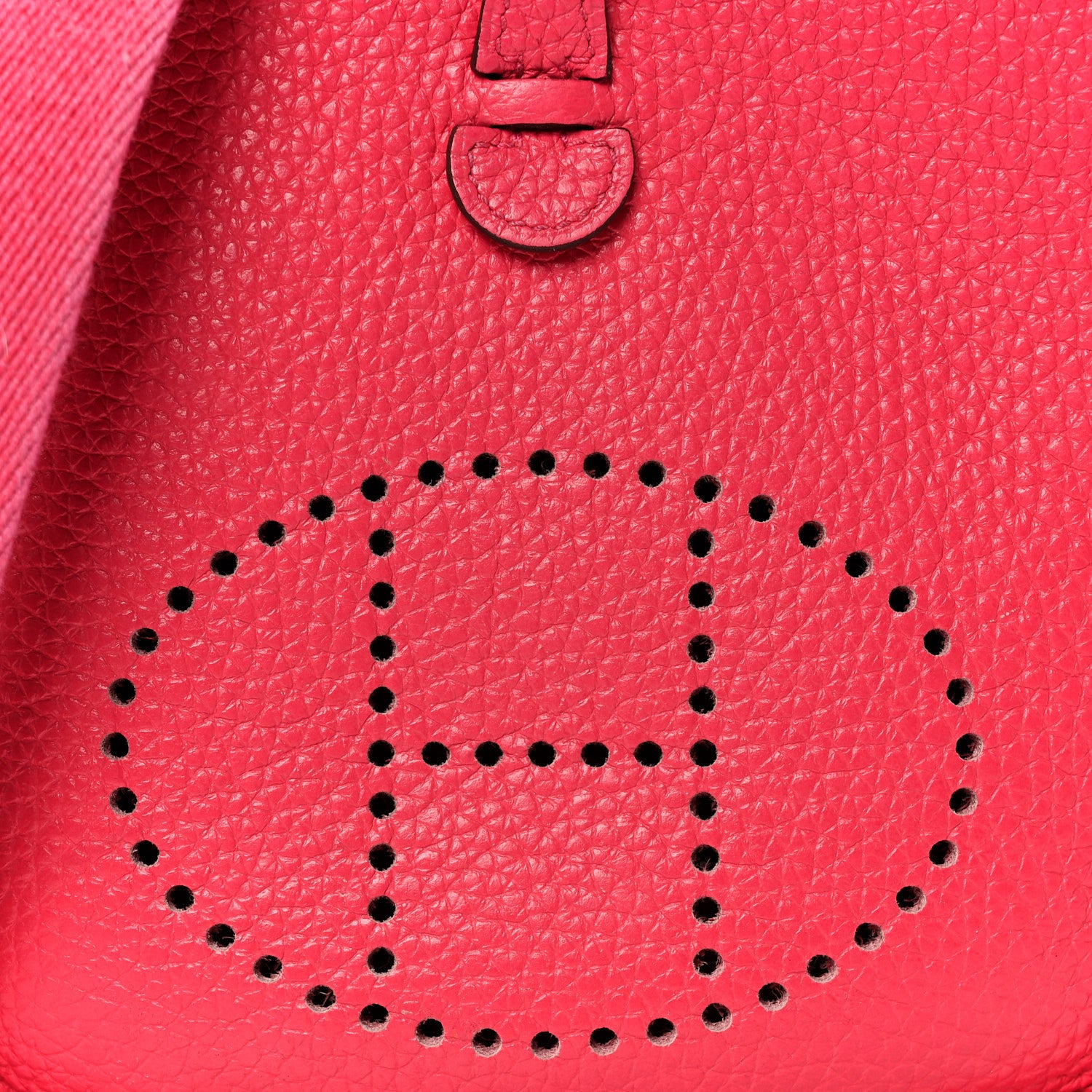 Hermes Taurillon Clemence Evelyne TPM Rose Extreme 9 of 12