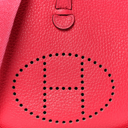 Hermes Taurillon Clemence Evelyne TPM Rose Extreme 9 of 12