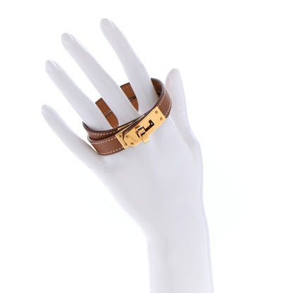 Hermes Swift Kelly Double Tour Bracelet T3 Gold 2 of 10
