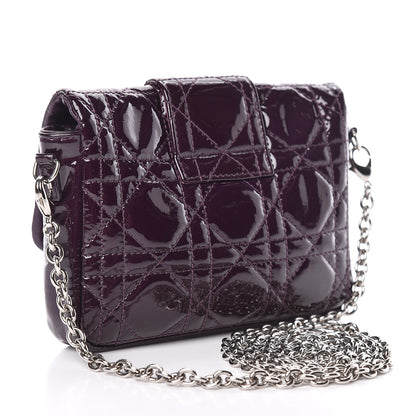 Christian Dior Patent Cannage Mini New Lock Purple 3 of 11