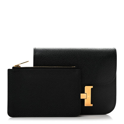 Hermes Epsom Constance Slim Wallet Black 2 of 10