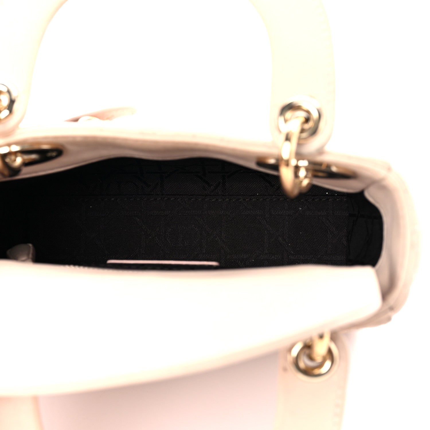 Christian Dior Lambskin Cannage Mini Lady Dior Rose Poudre 5 of 19