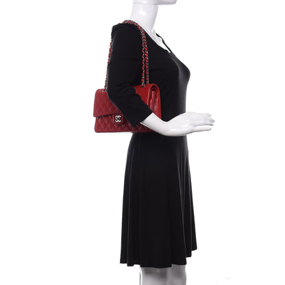 Chanel Lambskin Quilted Medium Double Flap Red 2 of 11