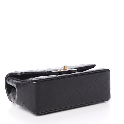 Chanel Lambskin Quilted Mini Rectangular Flap Black 3 of 8