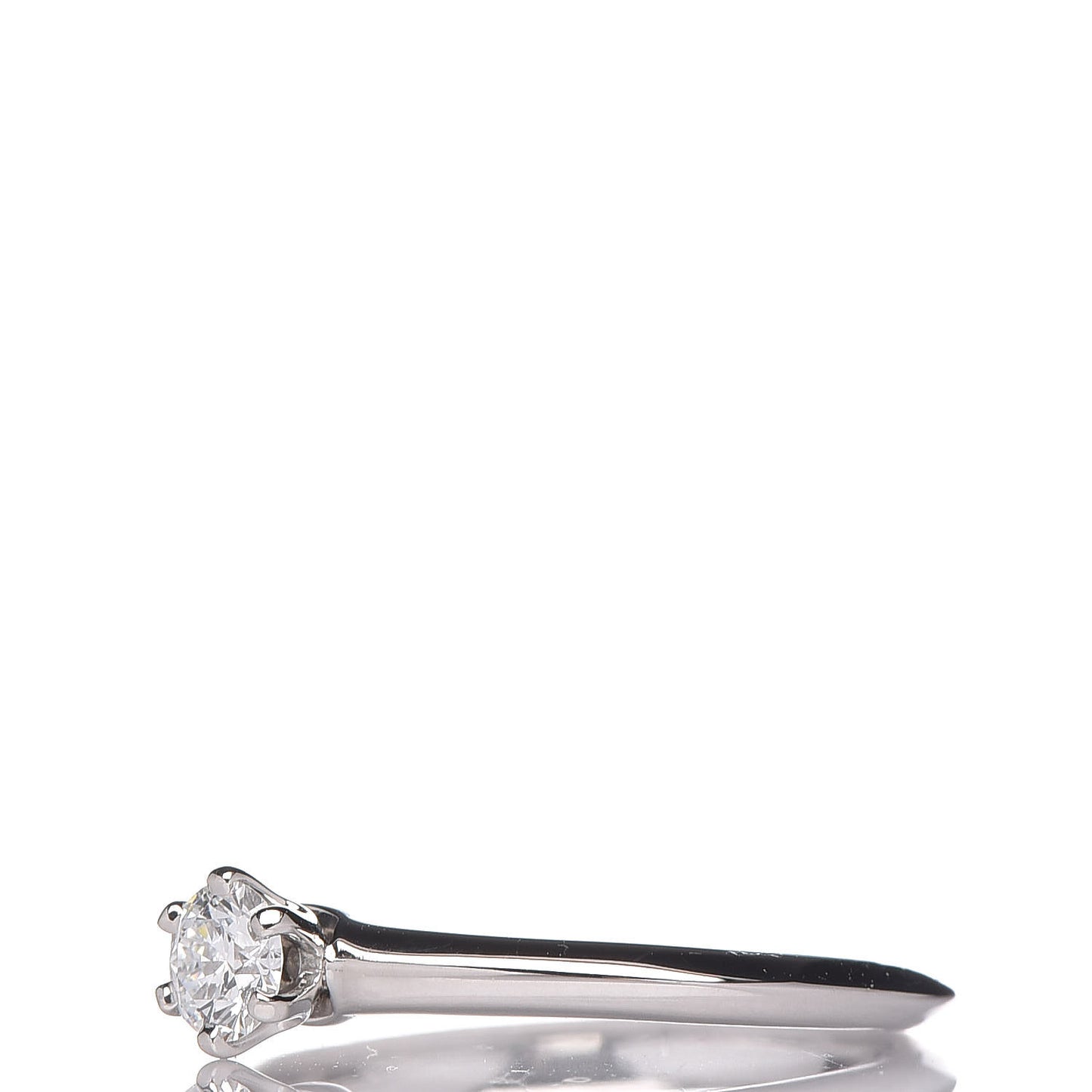 Platinum Diamond .21ct Solitaire Engagement Ring 49 5