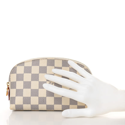 Louis Vuitton Damier Azur Cosmetic Pouch 2 of 8