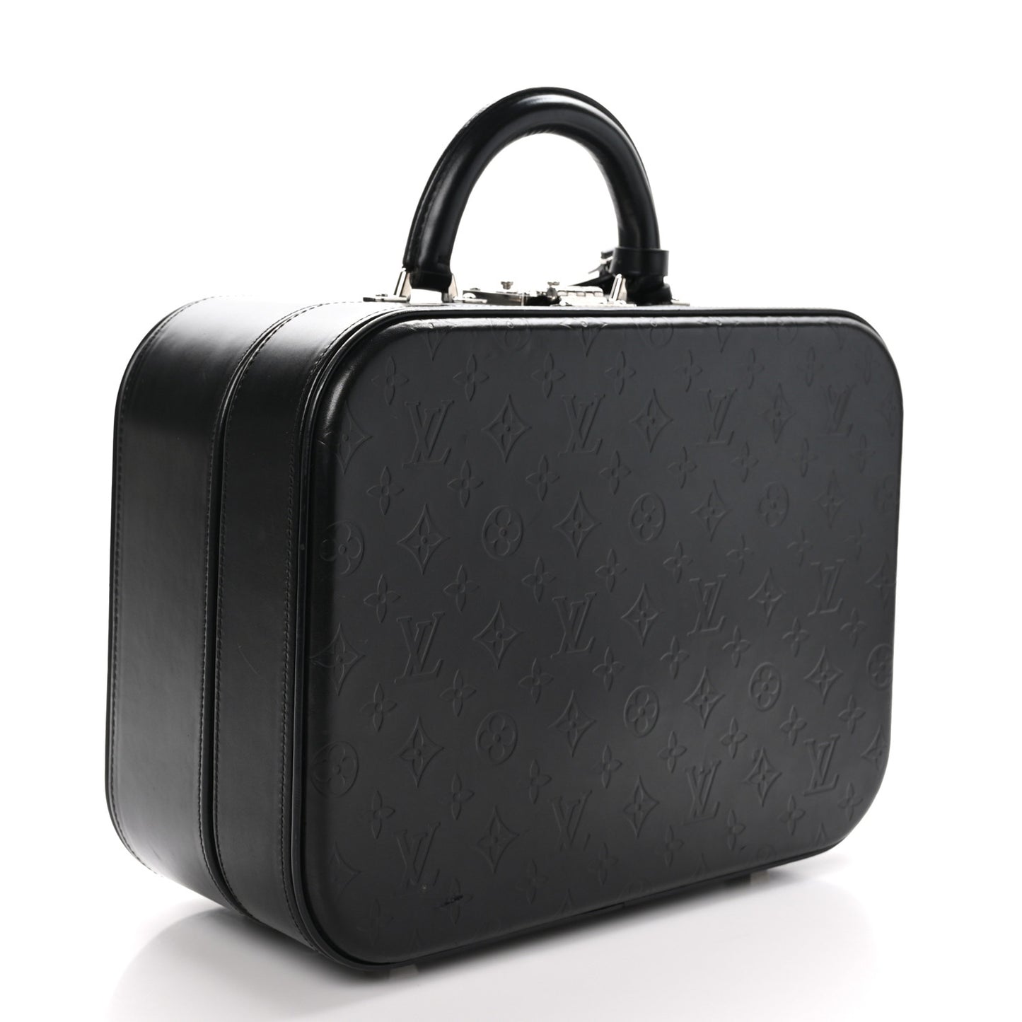 Monogram Glace Valisette MM Black